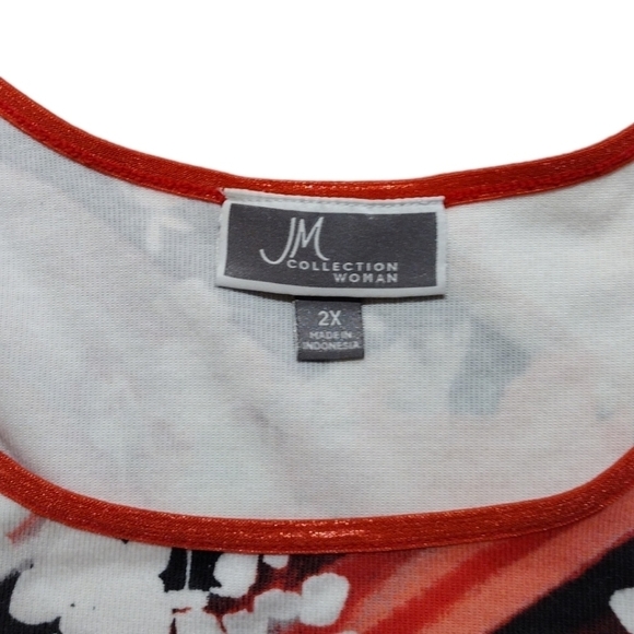 JM Collection 3/4 Sleeve Jersey - Picture 3 of 4